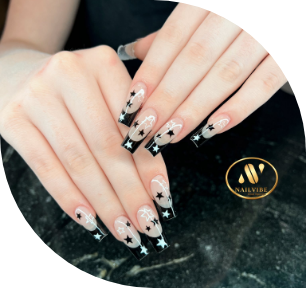 Manicure and pedicure services at NailVibe Cool Springs