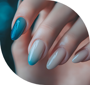 Gel nail extensions service