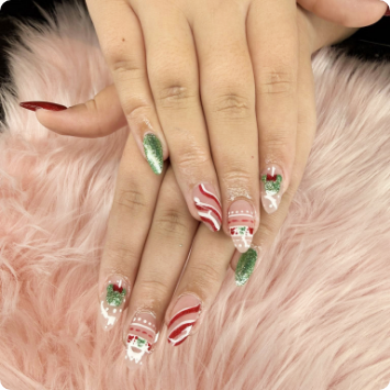 Pedicure service result at NailVibe Cool Springs